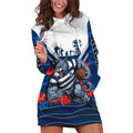 Personalised Geelong Cats ANZAC Hoodie Dress Military Remembrance Australian Football Mascot Camouflage