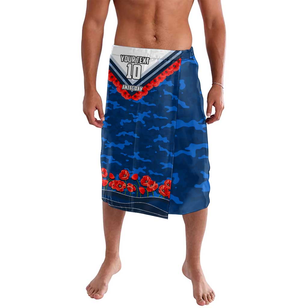 Personalised Geelong Cats ANZAC Lavalava Military Remembrance Australian Football Mascot Camouflage