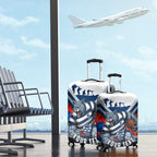 Personalised Geelong Cats ANZAC Luggage Cover Military Remembrance Australian Football Mascot Camouflage