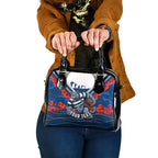 Personalised Geelong Cats ANZAC Shoulder Handbag Military Remembrance Australian Football Mascot Camouflage
