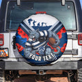 Personalised Geelong Cats ANZAC Spare Tire Cover Military Remembrance Australian Football Mascot Camouflage