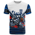 Personalised Geelong Cats ANZAC T Shirt Military Remembrance Australian Football Mascot Camouflage