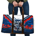 Personalised Geelong Cats ANZAC Travel Bag Military Remembrance Australian Football Mascot Camouflage