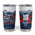 Personalised Geelong Cats ANZAC Tumbler Cup Military Remembrance Australian Football Mascot Camouflage