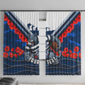 Personalised Geelong Cats ANZAC Window Curtain Military Remembrance Australian Football Mascot Camouflage
