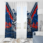 Personalised Geelong Cats ANZAC Window Curtain Military Remembrance Australian Football Mascot Camouflage