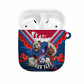 Personalised Western Bulldogs ANZAC AirPods Case Military Remembrance Australian Football Mascot Camouflage