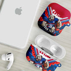 Personalised Western Bulldogs ANZAC AirPods Case Military Remembrance Australian Football Mascot Camouflage