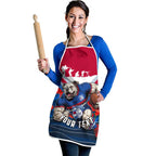 Personalised Western Bulldogs ANZAC Apron Military Remembrance Australian Football Mascot Camouflage