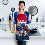 Personalised Western Bulldogs ANZAC Apron Military Remembrance Australian Football Mascot Camouflage