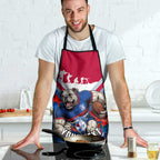 Personalised Western Bulldogs ANZAC Apron Military Remembrance Australian Football Mascot Camouflage