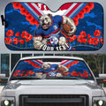 Personalised Western Bulldogs ANZAC Auto Sun Shade Military Remembrance Australian Football Mascot Camouflage