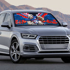 Personalised Western Bulldogs ANZAC Auto Sun Shade Military Remembrance Australian Football Mascot Camouflage