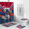 Personalised Western Bulldogs ANZAC Bathroom Set Military Remembrance Australian Football Mascot Camouflage
