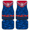 Personalised Western Bulldogs ANZAC Car Mats Military Remembrance Australian Football Mascot Camouflage