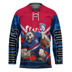 Personalised Western Bulldogs ANZAC Hockey Jersey Military Remembrance Australian Football Mascot Camouflage