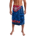 Personalised Western Bulldogs ANZAC Lavalava Military Remembrance Australian Football Mascot Camouflage