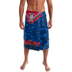 Personalised Western Bulldogs ANZAC Lavalava Military Remembrance Australian Football Mascot Camouflage
