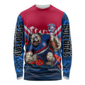 Personalised Western Bulldogs ANZAC Long Sleeve Shirt Military Remembrance Australian Football Mascot Camouflage