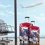Personalised Western Bulldogs ANZAC Luggage Cover Military Remembrance Australian Football Mascot Camouflage