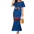 Personalised Western Bulldogs ANZAC Mermaid Dress Military Remembrance Australian Football Mascot Camouflage