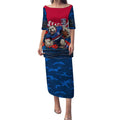 Personalised Western Bulldogs ANZAC Puletasi Military Remembrance Australian Football Mascot Camouflage