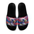 Personalised Western Bulldogs ANZAC Slide Sandals Military Remembrance Australian Football Mascot Camouflage