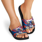 Personalised Western Bulldogs ANZAC Slide Sandals Military Remembrance Australian Football Mascot Camouflage