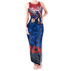 Personalised Western Bulldogs ANZAC Tank Maxi Dress Military Remembrance Australian Football Mascot Camouflage