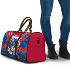 Personalised Western Bulldogs ANZAC Travel Bag Military Remembrance Australian Football Mascot Camouflage