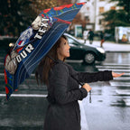 Personalised Western Bulldogs ANZAC Umbrella Military Remembrance Australian Football Mascot Camouflage