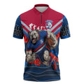 Personalised Western Bulldogs ANZAC Zipper Polo Shirt Military Remembrance Australian Football Mascot Camouflage