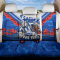 Personalised North Melbourne Kangaroos ANZAC Back Car Seat Cover Military Remembrance Australian Football Mascot Camouflage