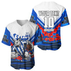 Personalised North Melbourne Kangaroos ANZAC Baseball Jersey Military Remembrance Australian Football Mascot Camouflage