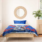 Personalised North Melbourne Kangaroos ANZAC Bedding Set Military Remembrance Australian Football Mascot Camouflage