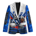 Personalised North Melbourne Kangaroos ANZAC Blazer Military Remembrance Australian Football Mascot Camouflage