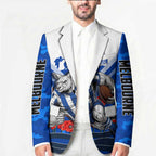 Personalised North Melbourne Kangaroos ANZAC Blazer Military Remembrance Australian Football Mascot Camouflage