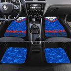 Personalised North Melbourne Kangaroos ANZAC Car Mats Military Remembrance Australian Football Mascot Camouflage
