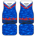 Personalised North Melbourne Kangaroos ANZAC Car Mats Military Remembrance Australian Football Mascot Camouflage