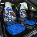 Personalised North Melbourne Kangaroos ANZAC Car Seat Cover Military Remembrance Australian Football Mascot Camouflage