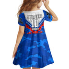 Personalised North Melbourne Kangaroos ANZAC Family Matching Mermaid Dress and Hawaiian Shirt Military Remembrance Australian Football Mascot Camouflage