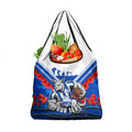 Personalised North Melbourne Kangaroos ANZAC Grocery Bag Military Remembrance Australian Football Mascot Camouflage