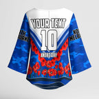 Personalised North Melbourne Kangaroos ANZAC Kimono Sleeve Blouse Military Remembrance Australian Football Mascot Camouflage
