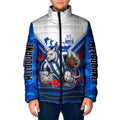 Personalised North Melbourne Kangaroos ANZAC Padded Jacket Military Remembrance Australian Football Mascot Camouflage