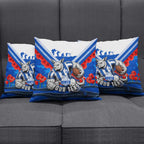 Personalised North Melbourne Kangaroos ANZAC Pillow Cover Military Remembrance Australian Football Mascot Camouflage