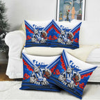 Personalised North Melbourne Kangaroos ANZAC Pillow Cover Military Remembrance Australian Football Mascot Camouflage