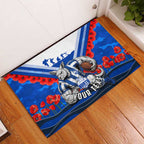 Personalised North Melbourne Kangaroos ANZAC Rubber Doormat Military Remembrance Australian Football Mascot Camouflage