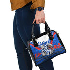 Personalised North Melbourne Kangaroos ANZAC Shoulder Handbag Military Remembrance Australian Football Mascot Camouflage