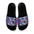 Personalised North Melbourne Kangaroos ANZAC Slide Sandals Military Remembrance Australian Football Mascot Camouflage