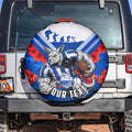 Personalised North Melbourne Kangaroos ANZAC Spare Tire Cover Military Remembrance Australian Football Mascot Camouflage